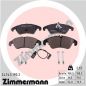 Preview: Zimmermann 24743.190.2 Bremsbeläge Bremsbelagsatz Scheibenbremse Vorne