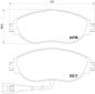 Preview: Brembo P 85 131 Bremsbeläge Bremsbelagsatz Scheibenbremse Vorne