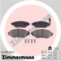 Preview: Zimmermann 24738.200.2 Bremsbeläge Bremsbelagsatz Scheibenbremse Vorne