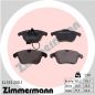 Preview: Zimmermann 24333.200.1 Bremsbeläge Bremsbelagsatz Scheibenbremse Vorne