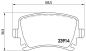 Preview: Brembo P 85 073 Bremsbeläge Bremsbelagsatz Scheibenbremse Hinten