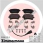 Preview: Zimmermann 23326.175.2 Bremsbeläge Bremsbelagsatz Scheibenbremse Hinten