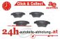 Preview: Bosch 0986494416 Bremsbeläge Bremsbelagsatz Scheibenbremse Hinten