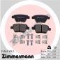 Preview: Zimmermann 24563.165.2 Bremsbeläge Bremsbelagsatz Scheibenbremse Hinten