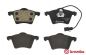 Preview: Brembo P 85 062 Bremsbeläge Bremsbelagsatz Scheibenbremse Vorne