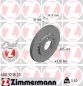 Preview: Zimmermann 600.3218.20 Bremsscheibe Vorne 239x18mm 5 x 100