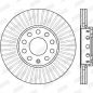 Preview: Jurid 561548JC Bremsscheibe Vorne 288x25mm 5 x 112