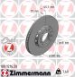 Preview: Zimmermann 100.1216.20 brake disc front 288x25mm 5 x 112