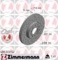Preview: Zimmermann Sport 600.3221.52 brake disc front 288x25mm 5 x 112