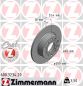 Preview: Zimmermann 600.3234.20 Bremsscheibe Hinten 253x10mm 5 x 112