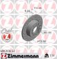 Preview: Zimmermann Sport 600.3234.52 Rear brake disc 253x10mm 5 x 112