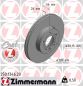 Preview: Zimmermann 250.1346.20 brake disc front 300x26mm 5 x 112