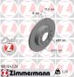 Preview: Zimmermann 100.1243.20 Rear Brake Disc 245x10mm 5 x 112