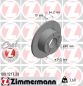 Preview: Zimmermann 100.1217.20 Bremsscheibe Vorne 245x10mm 5 x 112