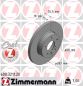 Preview: Zimmermann 600.3211.20 Bremsscheibe Vorne 282x18mm 5 x 112