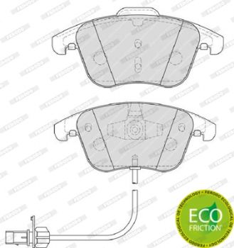 Ferodo FVR4302 Bremsbeläge Bremsbelagsatz Scheibenbremse Vorne