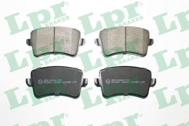 LPR 05P1489 Bremsbeläge Bremsbelagsatz Scheibenbremse Hinten