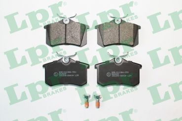 LPR 05P634 Bremsbeläge Bremsbelagsatz Scheibenbremse Hinten