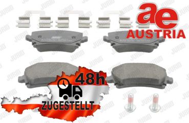 Jurid 573158J Bremsbeläge Bremsbelagsatz Scheibenbremse Hinten