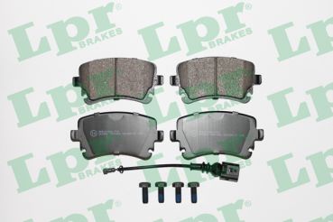 LPR 05P1206 Bremsbeläge Bremsbelagsatz Scheibenbremse Hinten