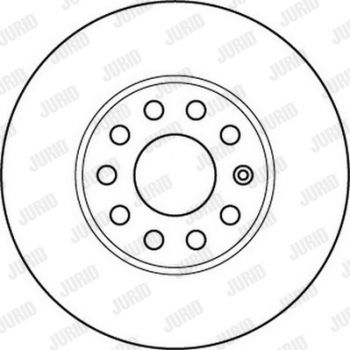 Jurid 562235JC brake disc front 288x25mm 5 x 112