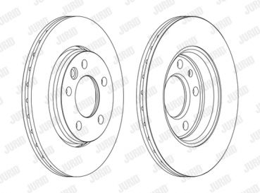 Jurid 562262JC Bremsscheibe Hinten 294x22mm 5 x 120