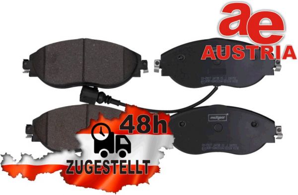 MaxGear 19-2907 Bremsbeläge Bremsbelagsatz Scheibenbremse Vorne