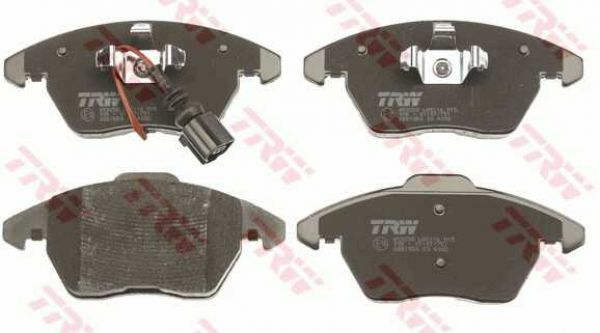 TRW GDB1550 brake pads set disc brake front
