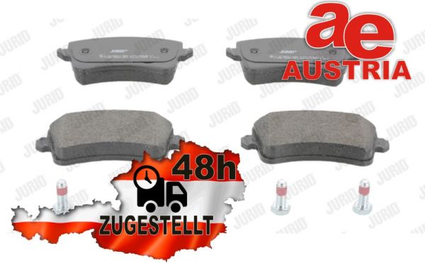 Jurid 573259J Bremsbeläge Bremsbelagsatz Scheibenbremse Hinten