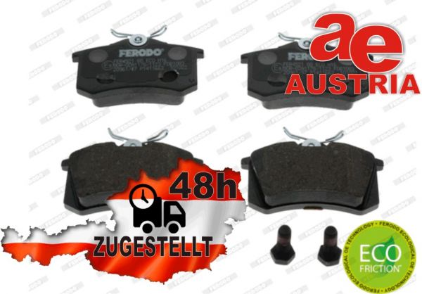 Ferodo FDB1083 Bremsbeläge Bremsbelagsatz Scheibenbremse Hinten
