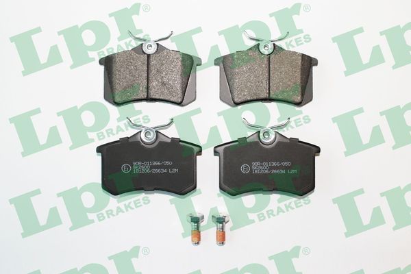 LPR 05P634 Bremsbeläge Bremsbelagsatz Scheibenbremse Hinten