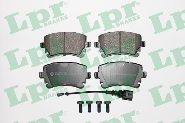 LPR 05P1206 Bremsbeläge Bremsbelagsatz Scheibenbremse Hinten