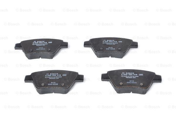 Bosch 0986494416 brake pads set disc brake rear