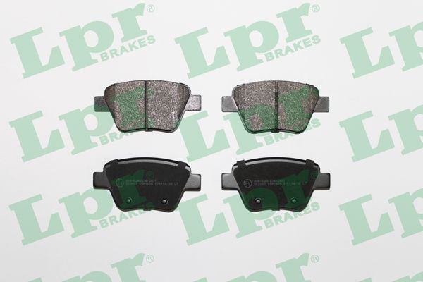 LPR 05P1608 Bremsbeläge Bremsbelagsatz Scheibenbremse Hinten