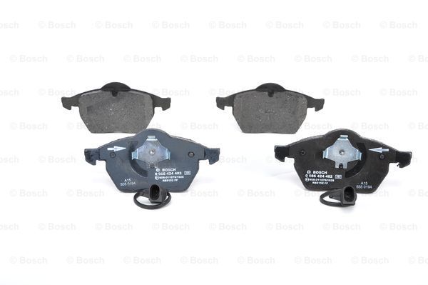 Bosch 0 986 424 482 brake pads brake pad set disc brake front