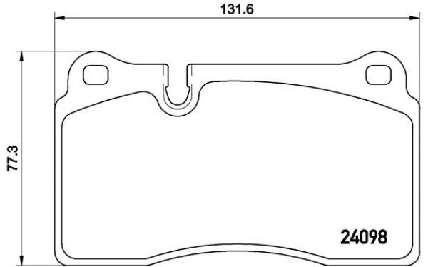 Brembo P 85 110 Bremsbeläge Bremsbelagsatz Scheibenbremse Vorne