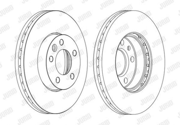 Jurid 562234JC-1 Front brake disc 308x29.5mm 5 x 120