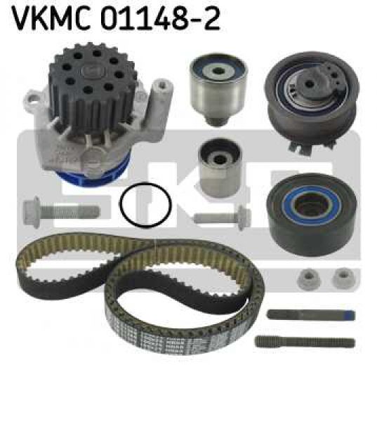 SKF VKMC 01148-2 timing belt set timing belt set + water pump
