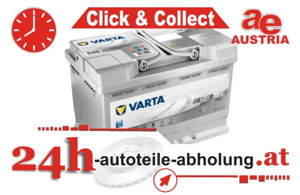 Varta Silver Dynamic AGM E39 12V 70Ah 760A Autobatterie Batterie 570901076D852
