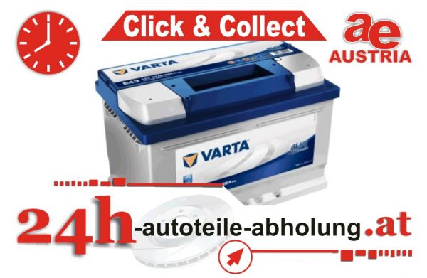 Varta Blue Dynamic E43 12V 72Ah 680A Autobatterie Batterie 5724090683132