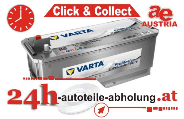 Varta ProMotive Silver Super Heavy Duty K8 12V 140Ah 800A truck commercial vehicle battery 640400080A732