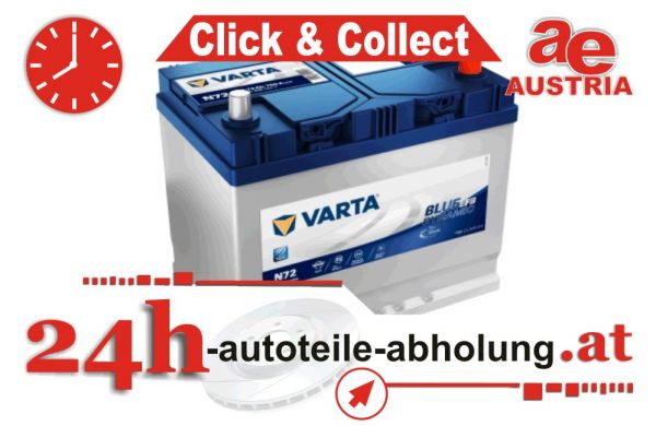 Varta Blue Dynamic EFB N72 12V 72Ah 760A Autobatterie Batterie 572501076D842