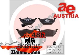 Zimmermann 23131.195.1 Bremsbeläge Bremsbelagsatz Scheibenbremse Vorne