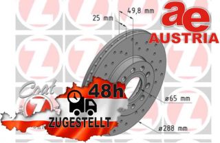 Zimmermann Sport 600.3221.52 Bremsscheibe Vorne 288x25mm 5 x 112