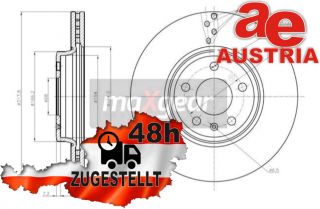 MaxGear 19-1287 Bremsscheibe Vorne 314x25mm 5 x 112