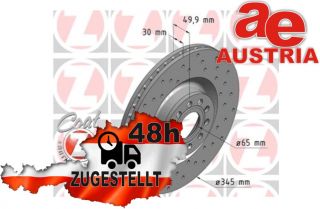 Zimmermann SPORT 100.3301.20 Bremsscheibe Vorne 345x30mm 5 x 112
