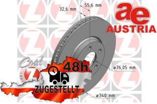 Zimmermann 600.3249.20 Bremsscheibe Vorne 340x32,6mm 5 x 120
