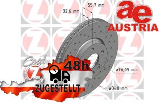 Zimmermann SPORT 600.3249.52 Bremsscheibe Vorne 340x32,6mm 5 x 120