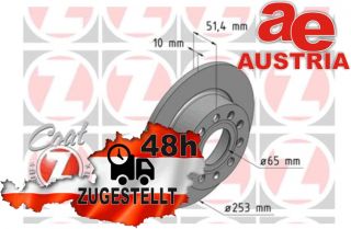 Zimmermann 600.3234.20 Bremsscheibe Hinten 253x10mm 5 x 112