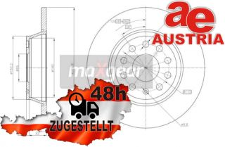 MaxGear 19-1229 Bremsscheibe Hinten 282x12mm 5 x 112